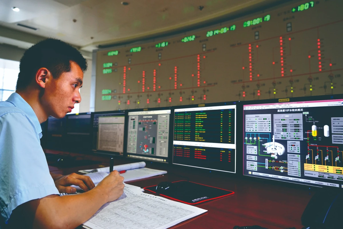 Industrial power control room for NSD Electric control and monitoring solutions in industrial utilities
