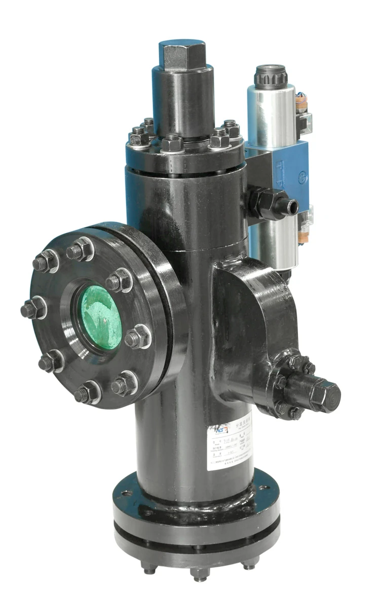 Product view of FDF series segmented closing device with flanged body, actuator, and inspection window