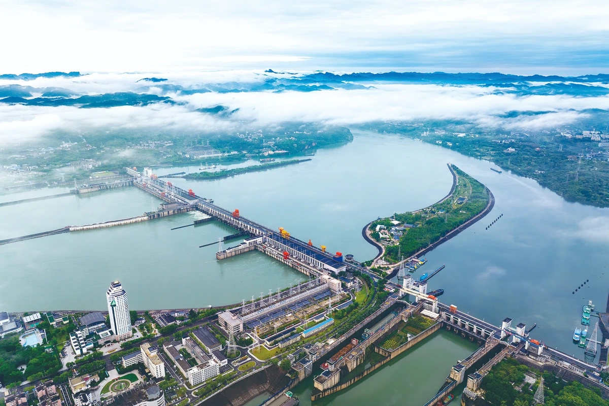 Gezhouba Hydropower Station full-width project card image for NSD Electric project card page section