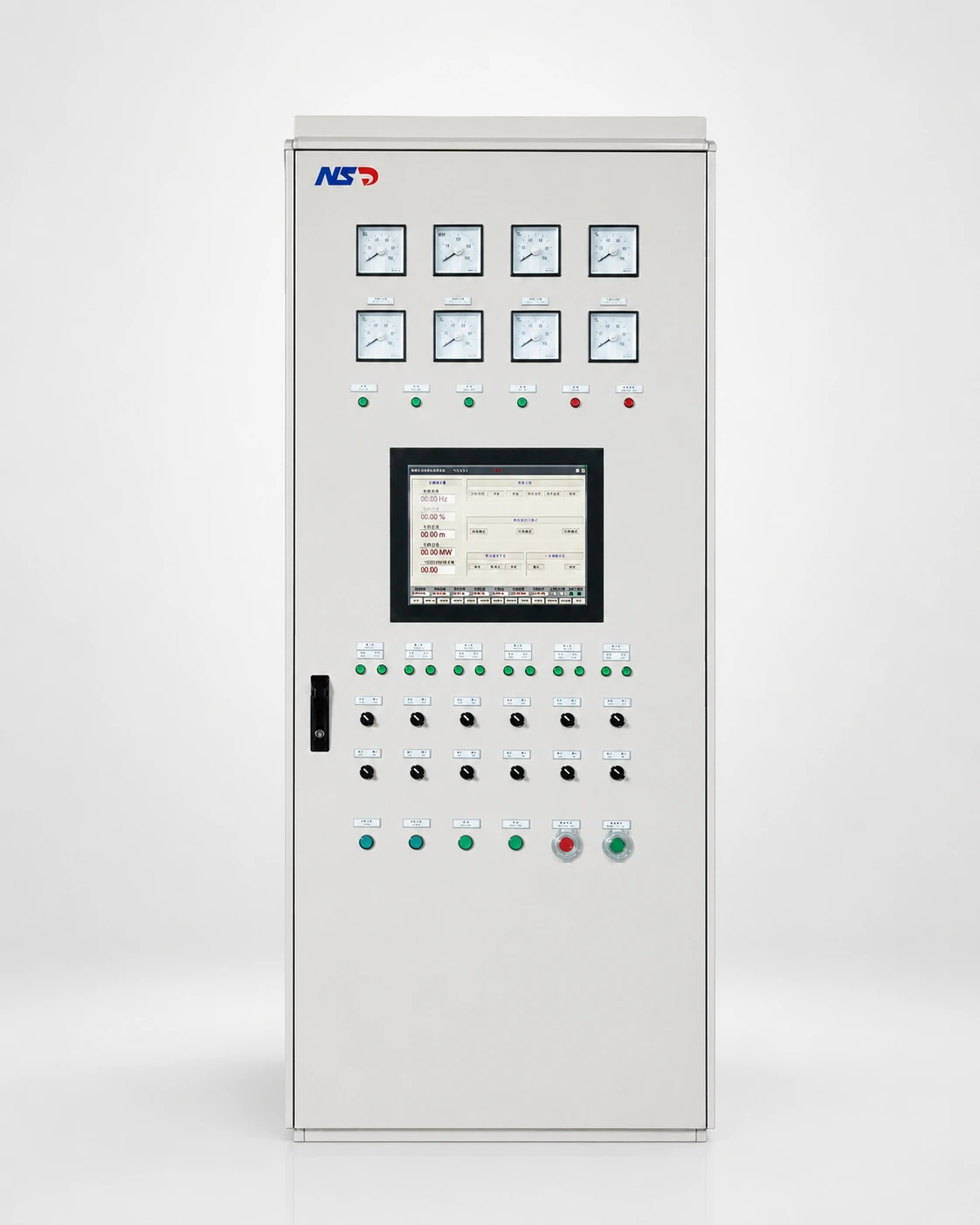 NSD MGC7000 governor system control cabinet for Pelton turbine control applications