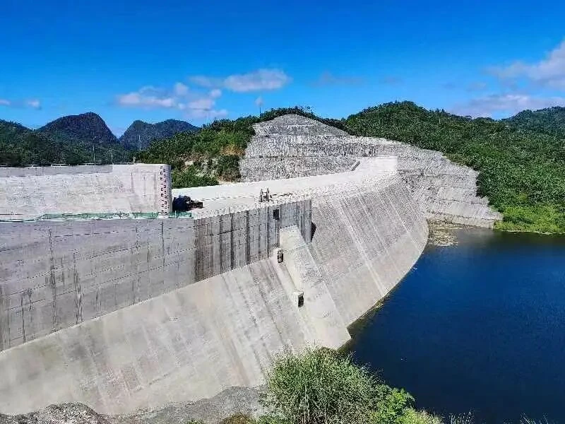 Wawa Pumped Storage Hydropower Project in the Philippines, featuring dam infrastructure and reservoir for variable-speed pumped storage development.