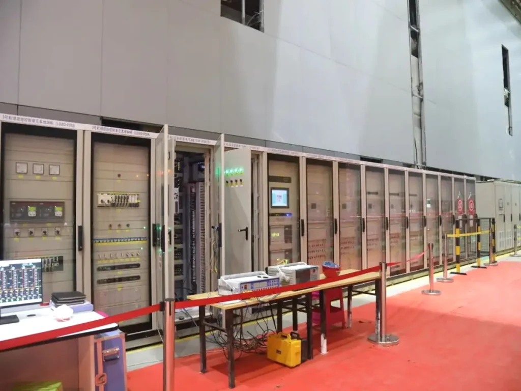NSD Electric hydraulic equipment operating at Baihetan Hydropower Station.
