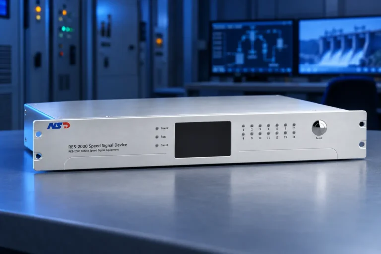 NSD Electric RES-2000 speed signal device for hydropower unit speed and frequency monitoring